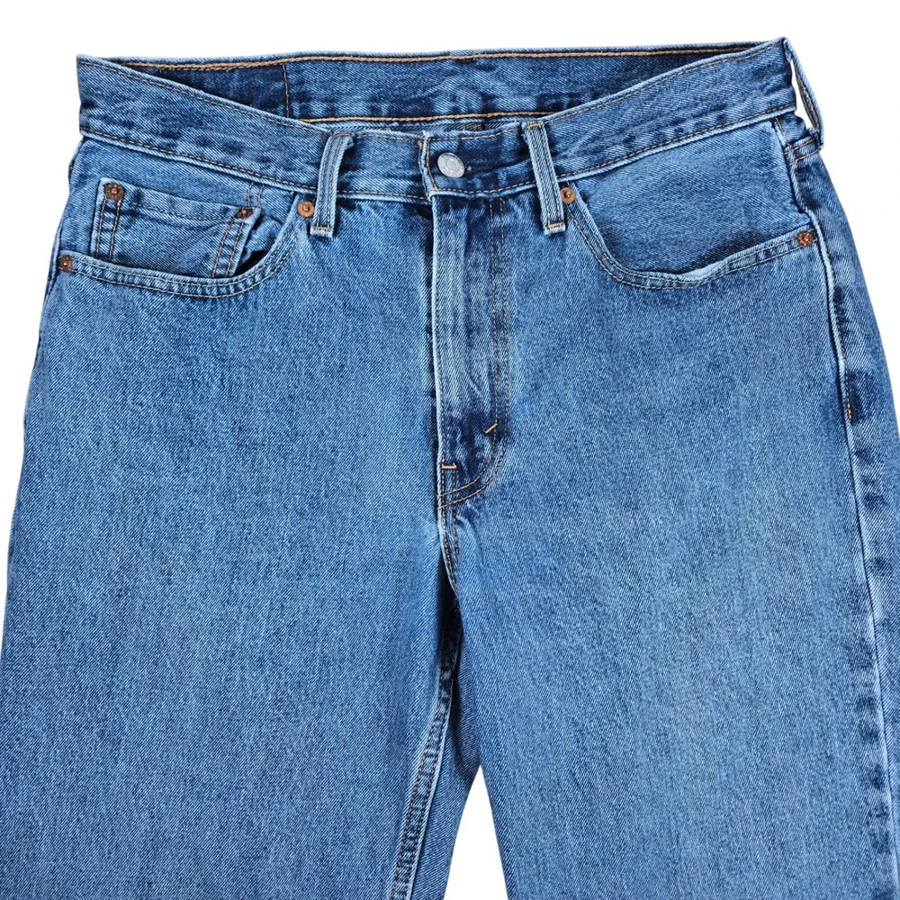 Levis 550 Relaxed Fit Tapered Leg Blue Denim Jeans Mens 32x32 Medium‎ Wash
